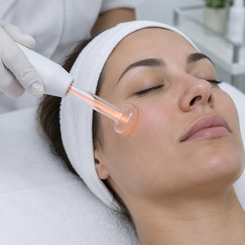 Foto de Sessão de Alta Frequência Facial e Corporal
